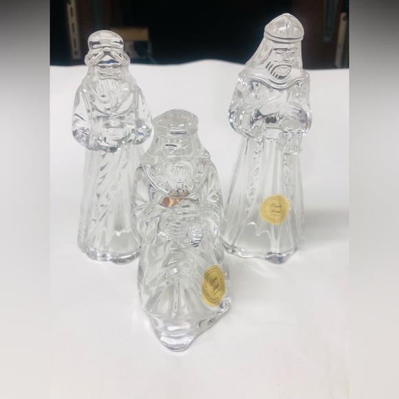 THREE WISE MEN CRYSTAL NATIVITY PIECES PRINCESS HOUSE CRYSTAL BRAND NEW WITH TAG - Picture 10 of 10